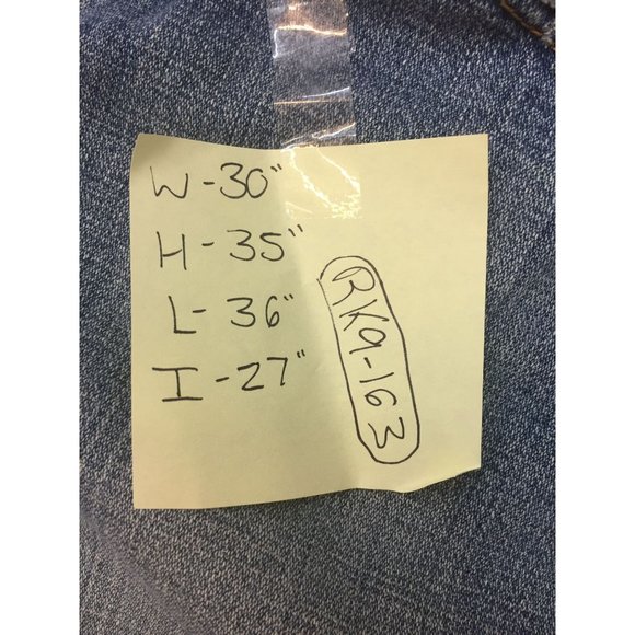 Levis 315 Womens Shaping Boot Cut Jeans Size 6M Distressed Blue Stretch 5 Pocket - Picture 12 of 12